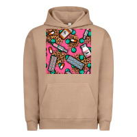 Pigment Burro Medicines And Pills Seamless Pattern Urban Hoodie - BundleAndBundleShop