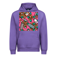 Tulip Medicines And Pills Seamless Pattern Urban Hoodie - BundleAndBundleShop