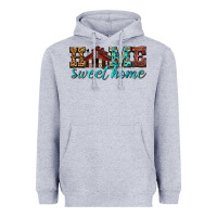 Heather Grey home sweet home Heavyweight Hoodie - texasbilliewilder