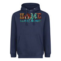 Navy home sweet home Heavyweight Hoodie - texasbilliewilder