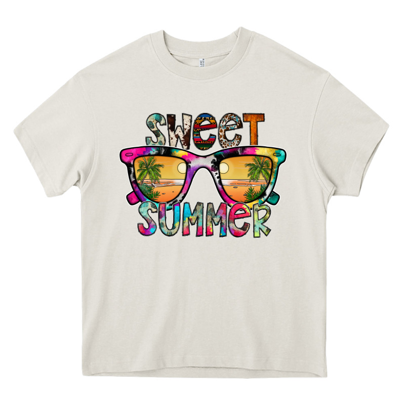 Sweet Summer Heavy Core Tee by CowhideDigitalArt | Teevron