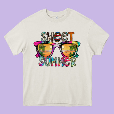 Sweet Summer Heavy Core Tee Designed By Cowhidedigitalart