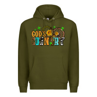 Army Green gods country Premium Hoodie - AdoDesignShop