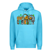 Ocean Blue gods country Premium Hoodie - AdoDesignShop
