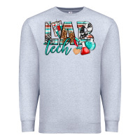 Heather Grey lab tech Premium Sweatshirt - texasbilliewilder