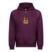 Mauve Wine mexican guitar Urban Hoodie - Artiststas