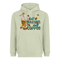 Matcha half human half coffee Heavyweight Hoodie - texasbilliewilder