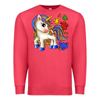 Autism Unicorn Premium Sweatshirt | Teevron
