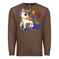 Chestnut autism unicorn Premium Sweatshirt - Zillion Design Studio