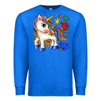 True Royal autism unicorn Premium Sweatshirt - Zillion Design Studio