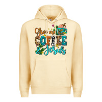 Pina Colada gıve me coffee and jesus Premium Hoodie - AdoDesignShop