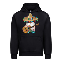 Black mexican gnomes guitar sombrero serape Urban Hoodie - Artiststas