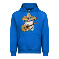 Cobalt mexican gnomes guitar sombrero serape Urban Hoodie - Artiststas