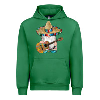 Emerald mexican gnomes guitar sombrero serape Urban Hoodie - Artiststas