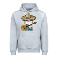 Heather Grey mexican gnomes guitar sombrero serape Urban Hoodie - Artiststas