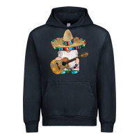 Navy mexican gnomes guitar sombrero serape Urban Hoodie - Artiststas