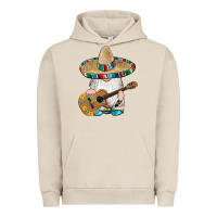 Pigment French Oak mexican gnomes guitar sombrero serape Urban Hoodie - Artiststas