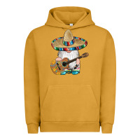 Pigment Peanut Butter mexican gnomes guitar sombrero serape Urban Hoodie - Artiststas