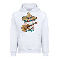 White mexican gnomes guitar sombrero serape Urban Hoodie - Artiststas