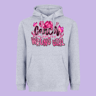 Heavyweight Hoodie cancer picked the wrong girl