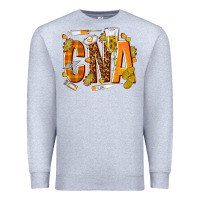 Heather Grey fall cna Premium Sweatshirt - texasbilliewilder
