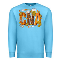 Ocean Blue fall cna Premium Sweatshirt - texasbilliewilder