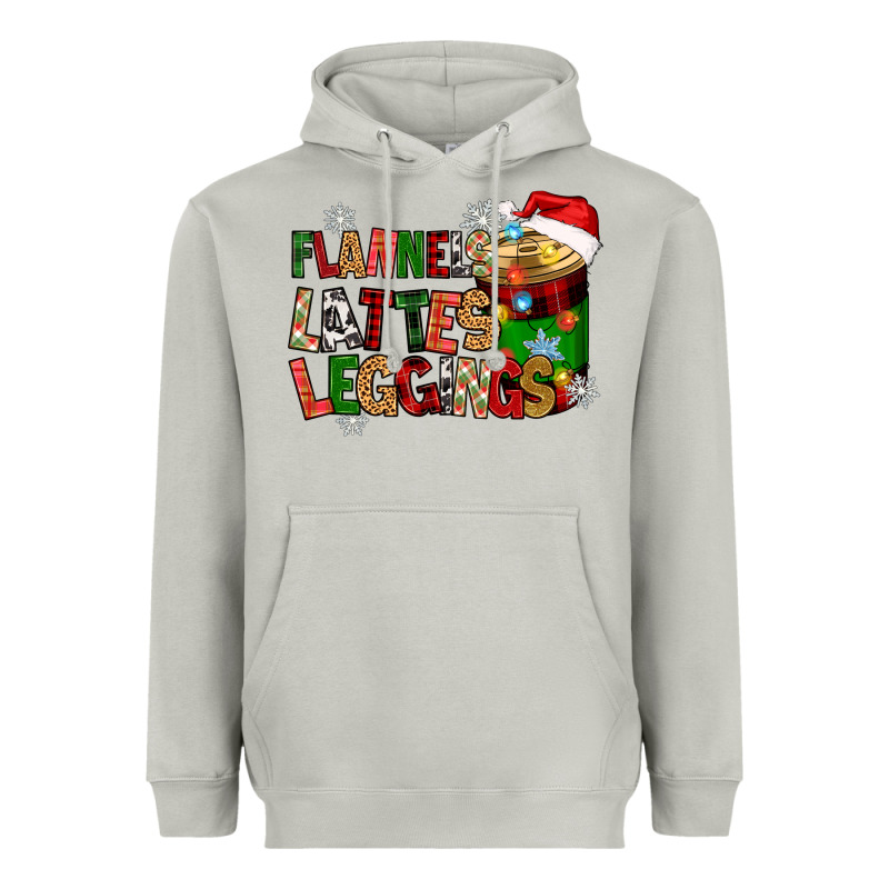 Flannels Lattes Heavyweight Hoodie by Zillion Design Studio | Teevron