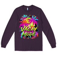 Plum vacay mode Long Sleeve Tee - BarkalooDesign