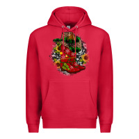 Cardinal Christmas Cowboy Boots Premium Hoodie - JahusDesignShop