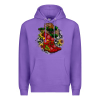 Purple Christmas Cowboy Boots Premium Hoodie - JahusDesignShop