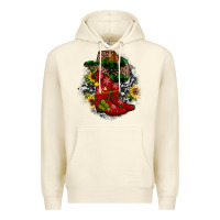 Sandshell Christmas Cowboy Boots Premium Hoodie - JahusDesignShop