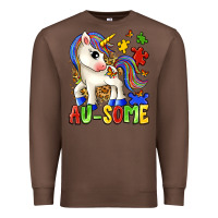 Chestnut au some unicorn Premium Sweatshirt - Zillion Design Studio