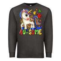 Smoke au some unicorn Premium Sweatshirt - Zillion Design Studio