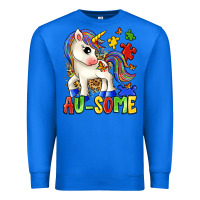 True Royal au some unicorn Premium Sweatshirt - Zillion Design Studio