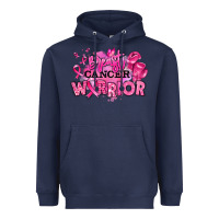Navy breast cancer warrior Heavyweight Hoodie - RanaPortraitStore