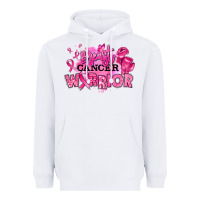 White breast cancer warrior Heavyweight Hoodie - RanaPortraitStore