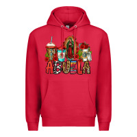 Cardinal lady of guadalupe abuela coffee cups Premium Hoodie - Jasminsmagicworld
