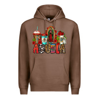 Chestnut lady of guadalupe abuela coffee cups Premium Hoodie - Jasminsmagicworld