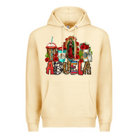 Pina Colada lady of guadalupe abuela coffee cups Premium Hoodie - Jasminsmagicworld