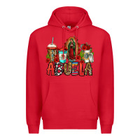 Red lady of guadalupe abuela coffee cups Premium Hoodie - Jasminsmagicworld