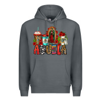 Rock lady of guadalupe abuela coffee cups Premium Hoodie - Jasminsmagicworld
