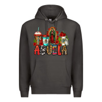 Smoke lady of guadalupe abuela coffee cups Premium Hoodie - Jasminsmagicworld