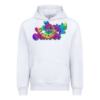 White straight back to school Urban Hoodie - JahusDesignShop