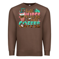 Chestnut half nurse half coffee Premium Sweatshirt - texasbilliewilder