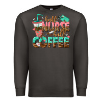 Smoke half nurse half coffee Premium Sweatshirt - texasbilliewilder