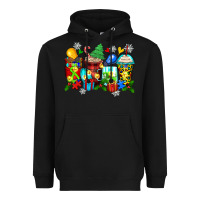 Black autism christmas coffee cups Heavyweight Hoodie - Zillion Design Studio