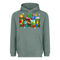 Sage autism christmas coffee cups Heavyweight Hoodie - Zillion Design Studio