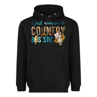 Black i just wanna do country Heavyweight Hoodie - texasbilliewilder