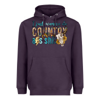 Plum i just wanna do country Heavyweight Hoodie - texasbilliewilder