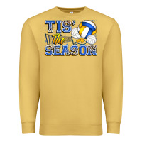 Antique Gold tis' the season volleyball Premium Sweatshirt - Zillion Design Studio